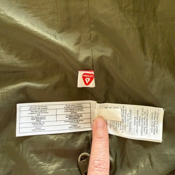 Madewell Travel Buddy Packable Puffer in Kale Size XS - Picture 12 of 12